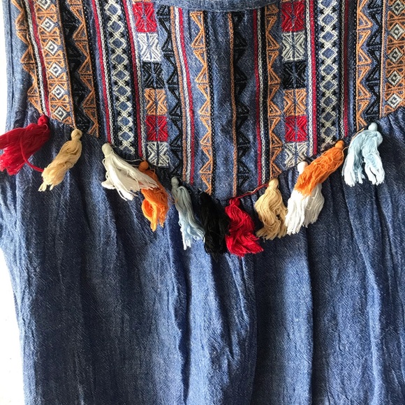 ANTHROPOLOGIE Thml Tassel Summer Dress - Picture 3 of 6